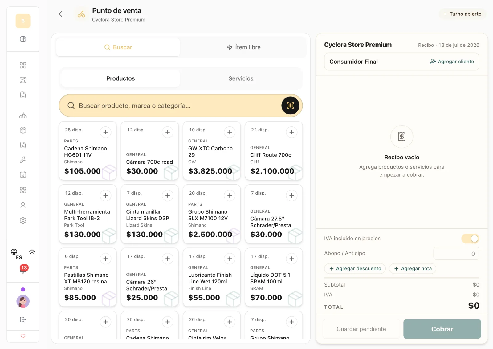 Sale and invoicing — POS