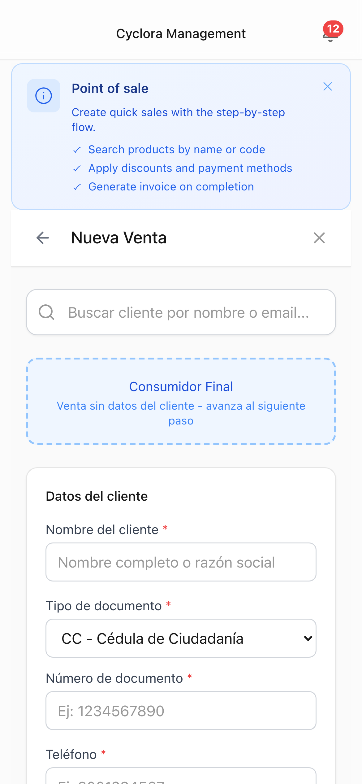 Ventas y Facturación