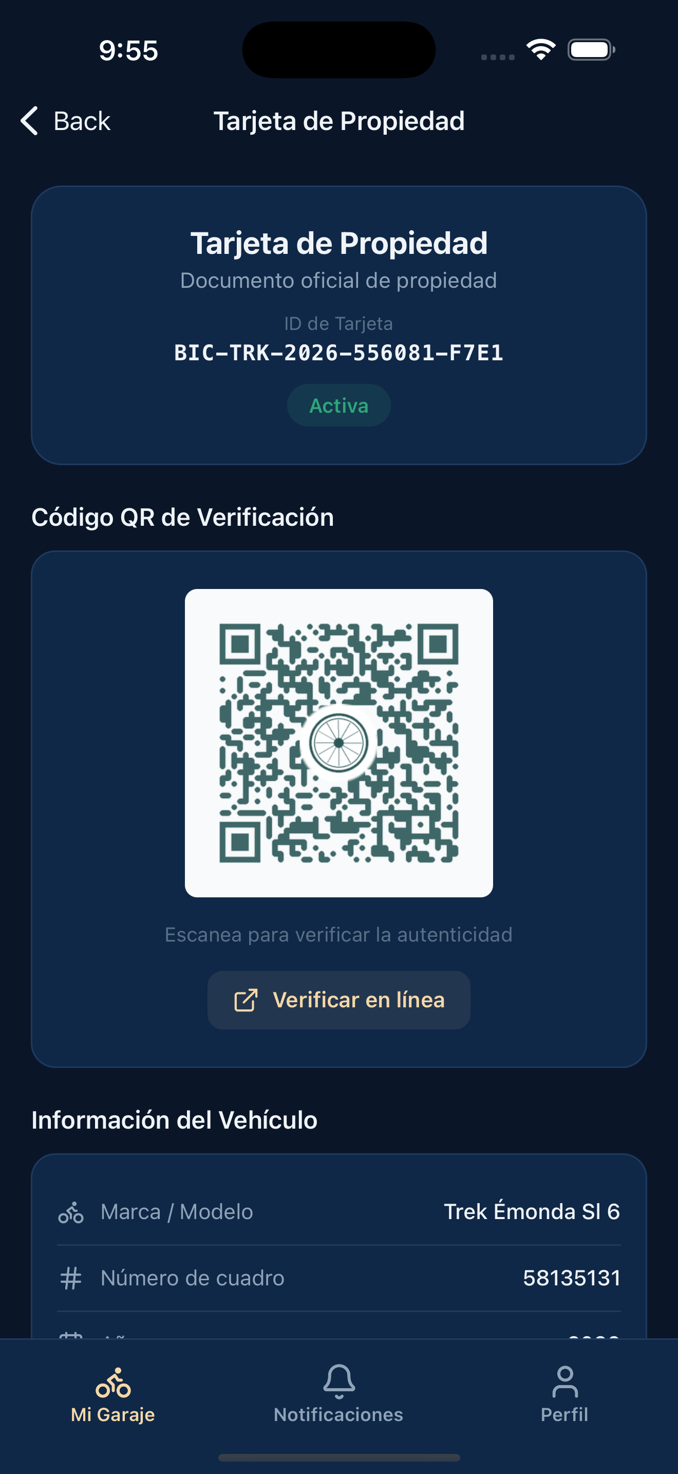 Tarjetas de Propiedad Digitales